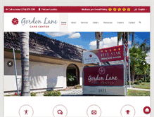 Tablet Screenshot of gordonlanecarecenter.com